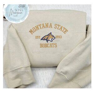 Montana State Bobcats Embroidered Sweatshirt shirt Crewneck – NCAA Team Apparel